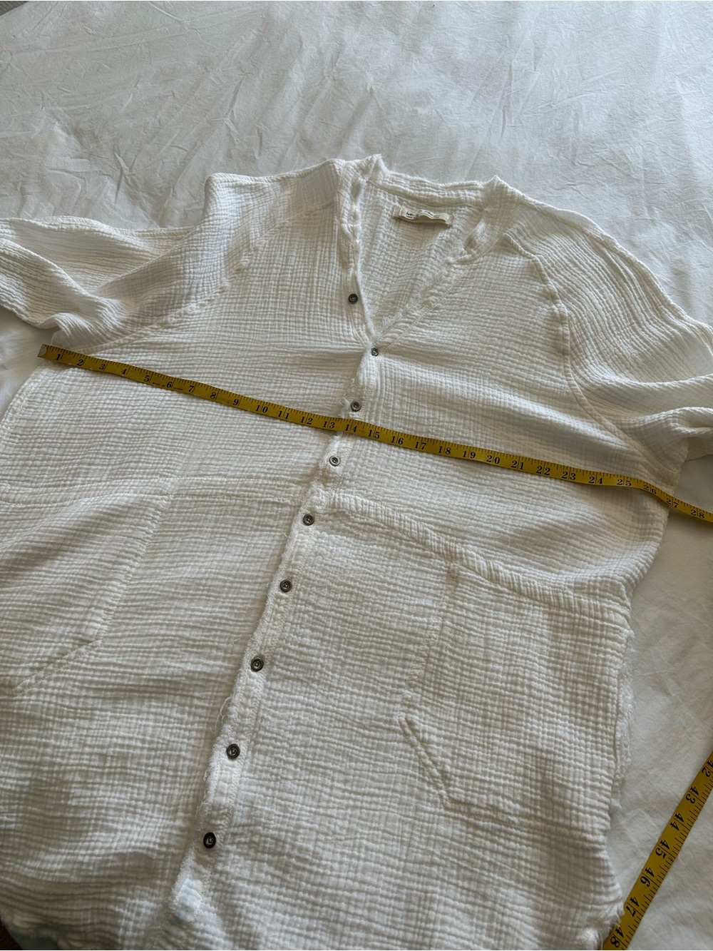 We The Free white gauze top, size large - Picture 8 of 12